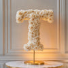 Themis White Rose Letter T Lamp - Imaginary Worlds