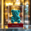 Tiffany Blue Preserved Rose Bear - Imaginary Worlds