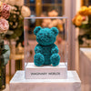 Tiffany Blue Preserved Rose Bear - Imaginary Worlds