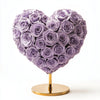 Tristan and Isolde Lavender Rose Heart Lamp - Imaginary Worlds