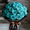 Turquoise Roses Flower Bouquet - Imaginary Worlds