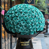 Turquoise Roses Flower Bouquet - Imaginary Worlds