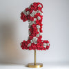 Two-tone number rose lamp - Imaginary Worlds
