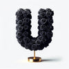 Urania Black Rose Letter U Lamp - Imaginary Worlds