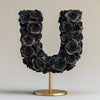 Urania Black Rose Letter U Lamp - Imaginary Worlds