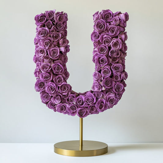 Urania Purple Rose Lamp - Imaginary Worlds