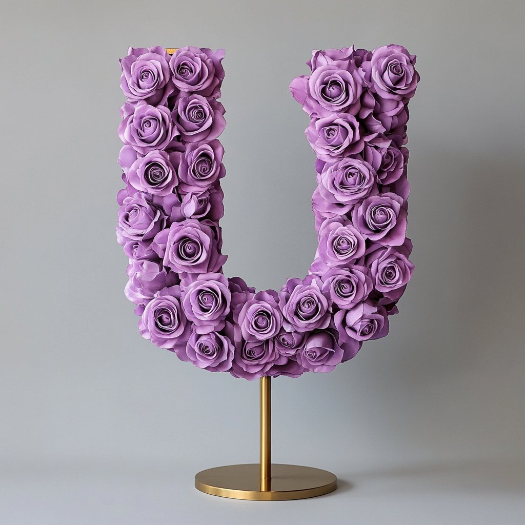 Urania Purple Rose Lamp - Imaginary Worlds