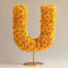 Urania Yellow Rose Letter U Lamp - Imaginary Worlds