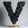 Venus Black Rose Letter V Lamp - Imaginary Worlds