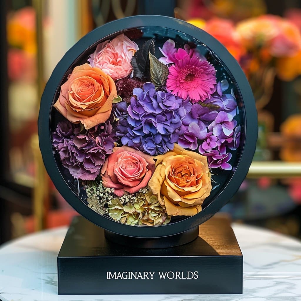 Vibrant Harmony Flower Lamp - Imaginary Worlds