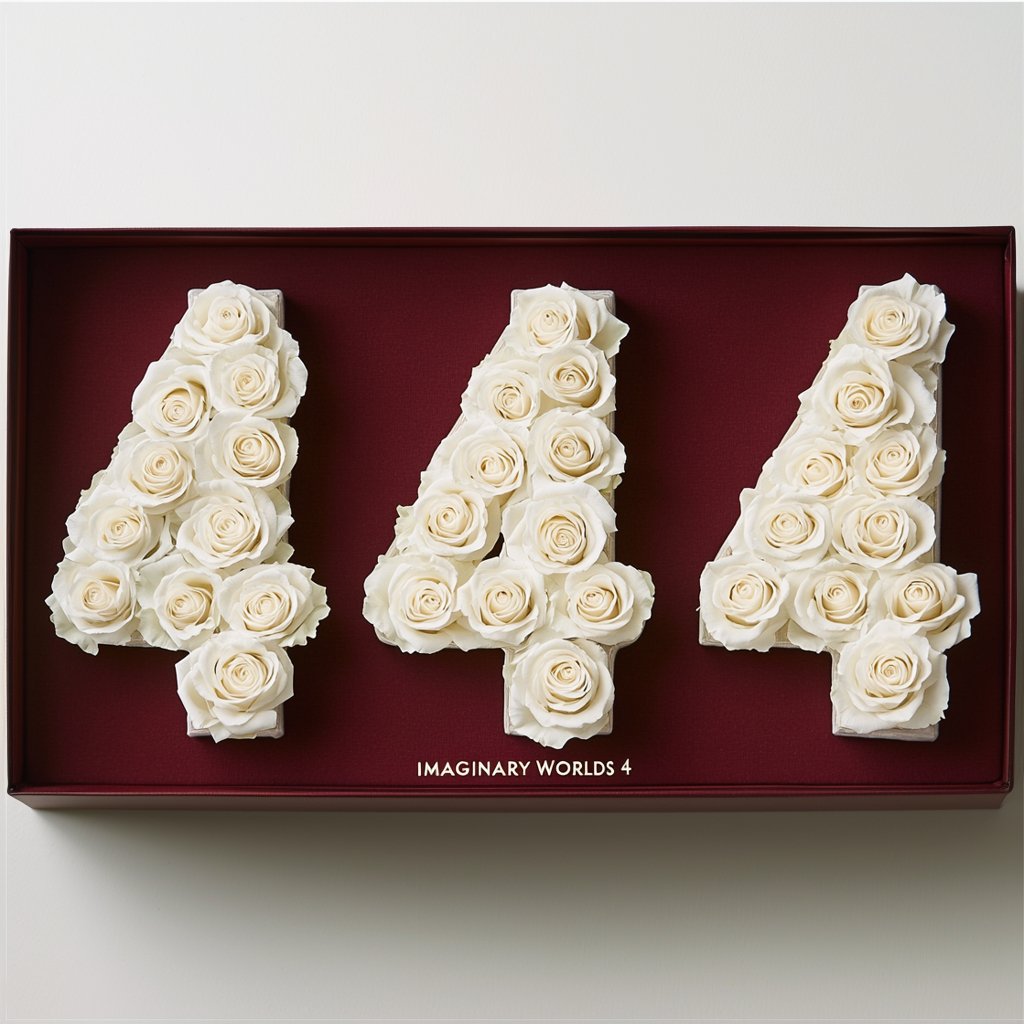 Angel Number 444 Rose Box Collection