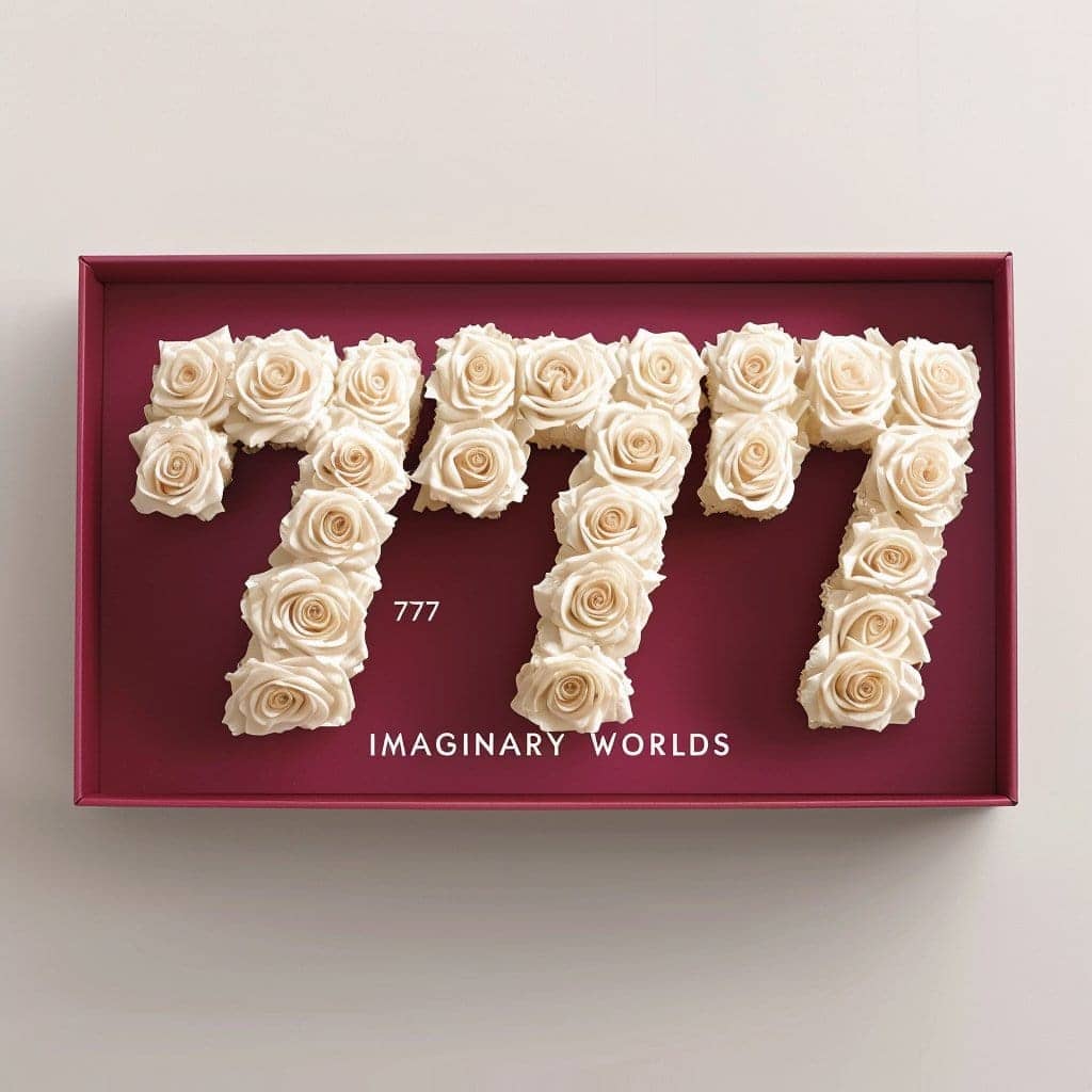 White Roses 777 Rose Box - Imaginary Worlds