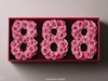 Pink Roses 888 Rose Box