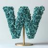 Windsor Teal Rose Letter W Lamp - Imaginary Worlds