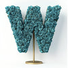 Windsor Teal Rose Letter W Lamp - Imaginary Worlds