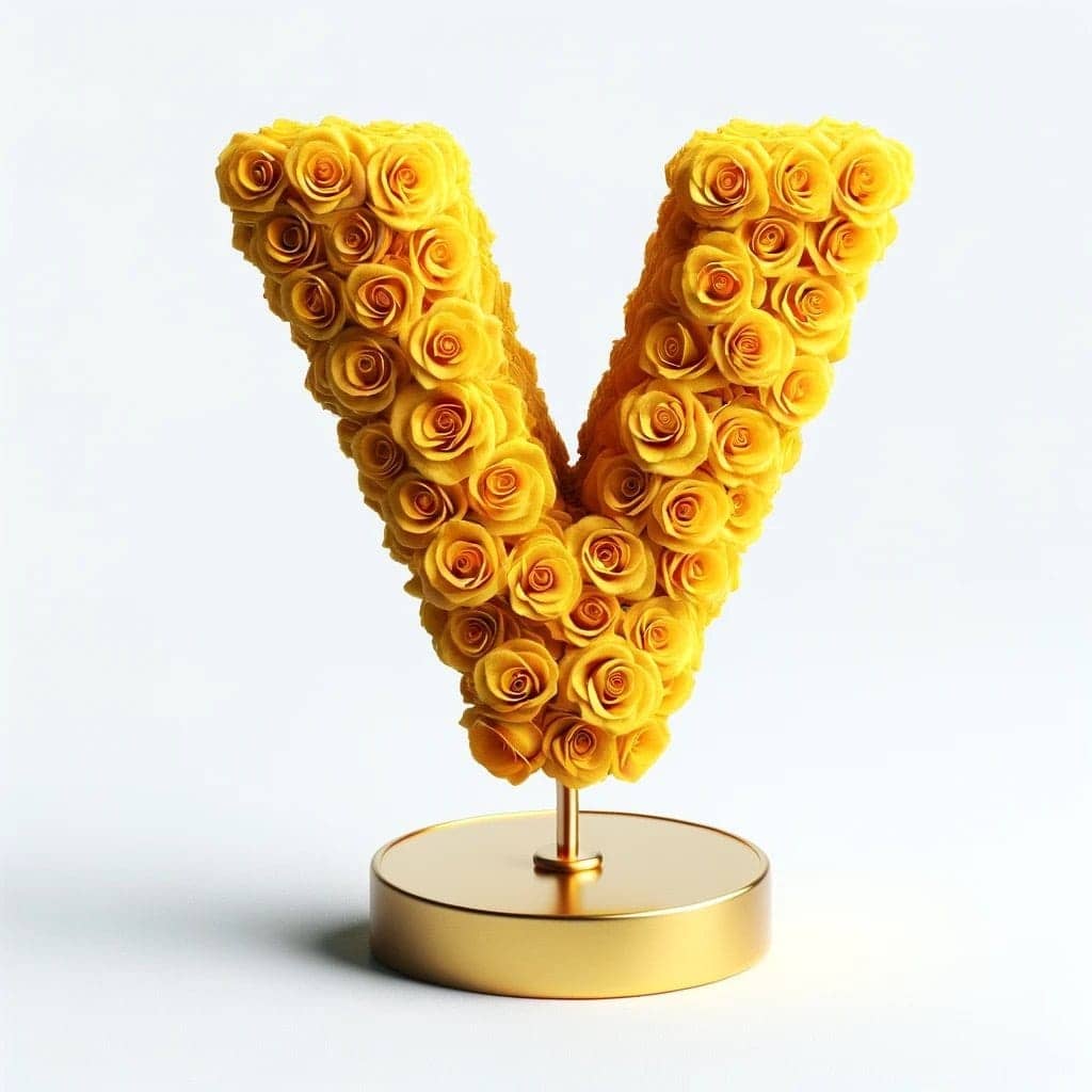 Windsor Yellow Rose Lamp - Elegant Eternal W Lamp - Imaginary Worlds