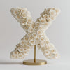 Xanthos White Rose Letter X Lamp - Imaginary Worlds