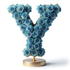 Yale Blue Rose Letter Y Lamp - Imaginary Worlds