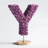 Yara Purple Rose Letter Y Lamp - Imaginary Worlds