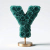 Yara Teal Rose Letter Y Lamp - Imaginary Worlds