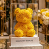 Yellow Preserved Rose Bear - Imaginary Worlds