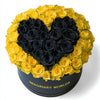 Yellow Ramo Buchon with Black Rose Heart - Imaginary Worlds