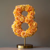 Yellow Rose Eternal Number 8 Lamp - Imaginary Worlds