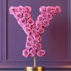 Ygraine Pink Rose Letter Y Lamp - Imaginary Worlds