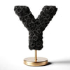 Ymir Black Rose Letter Y Lamp - Imaginary Worlds