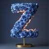 Zeus Blue Rose Letter Z Lamp - Imaginary Worlds