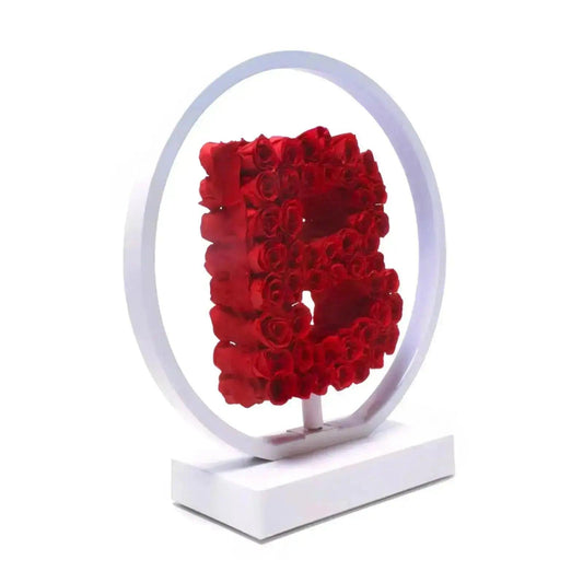 Custom Letter Flower Lamp - Imaginary Worlds