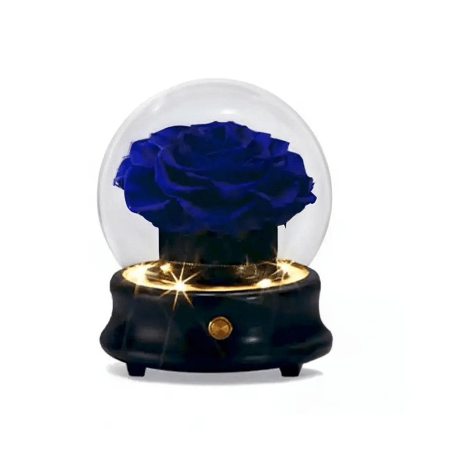 Eternal Bloom ForeverRose Bluetooth Speaker in Purple - Imaginary Worlds