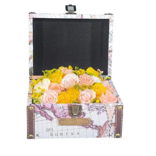 Everlasting Blossoms: The Yellow Rose Box of Preserved Flowers - Imaginary Worlds