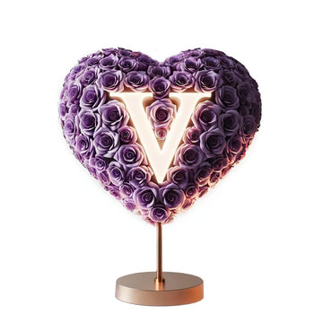Heartfelt Rose Lamp: Custom LED Love Edition - Imaginary Worlds