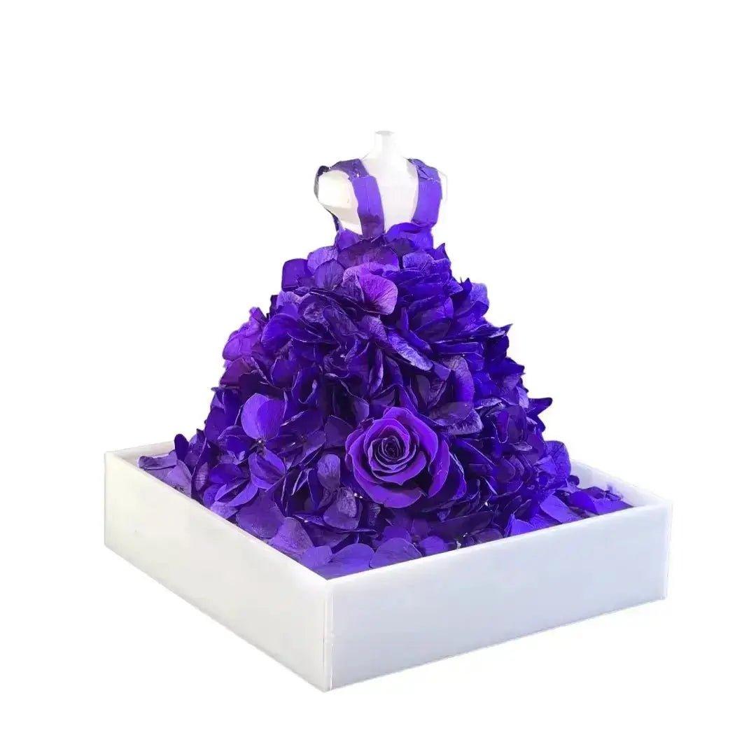 Hydrangea Elegance: Miniature Floral Dress- Birthday Edition - Imaginary Worlds