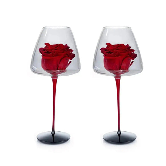 Rosé Blossom Glass Duo - Imaginary Worlds
